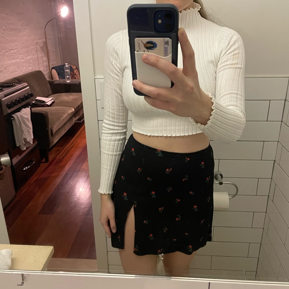 Reformation mini skirt